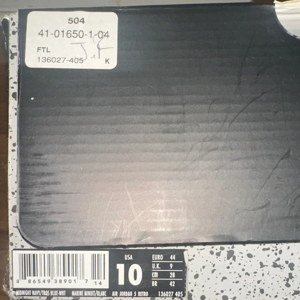 Air Jordan 5 Retro Midnight Navy – Size 10 – OG Box